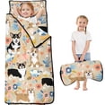 thumbnail image 1 of Corgi Dog and Flower Florals Toddler Nap Mats for Kids Preschool,Sleeping Mat Bag or Kids,Toddler Sleeping Bag,Toddler Nap Mat or Daycare, 1 of 6
