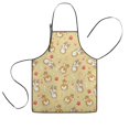 thumbnail image 1 of Corgi Dog and Footprints Kids Aprons for Girls and Boys,Adjustable Neck Strap Toddler Aprons for Kids Cooking Baking, 1 of 7