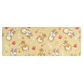 thumbnail image 1 of Corgi Dog and Footprints Kitchen Rug Mat,Kitchen Runner Rugs Non Skid Washable,Decorative Kitchen Floor Mats for Kitchen,Sink,Laundry,17"X47", 1 of 5