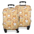 thumbnail image 1 of Corgi Dog and Footprints Luggage Cover Fashion Suitcase Cover Baggage Covers Fit 25-28 Inch Luggage (Go Travel), 1 of 5