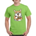 thumbnail image 1 of Corgi Eating Ramen T-Shirt Men -Image by Shutterstock, Male Medium, 1 of 4