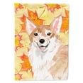 thumbnail image 1 of Corgi Fall House Flag, 1 of 4