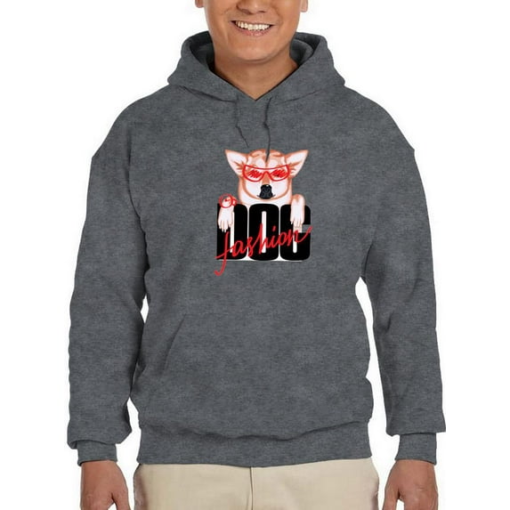 Corgi Fashion Dog Hoodie Men -Image by Shutterstock, Male 5X-Large
