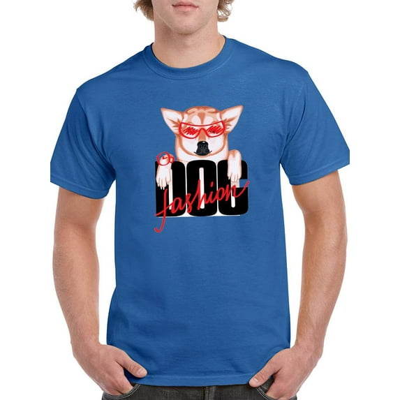 Corgi Fashion Dog T-Shirt Men -Image by Shutterstock, Male 3X-Large