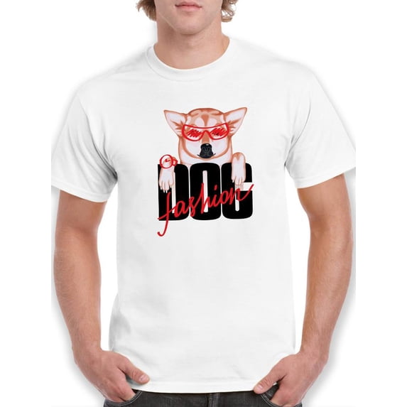 Corgi Fashion Dog T-Shirt Men -Image by Shutterstock, Male 4X-Large