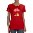 thumbnail image 1 of Corgi Flying W Balloons T-Shirt Women -Image by Shutterstock, Female 3X-Large, 1 of 4