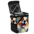 thumbnail image 1 of Corgi Foldable Car Trash Can with Lid, Leak-proof Mini Trash Can Hanging Storage Bag- Car Trash Bin for, 1 of 1