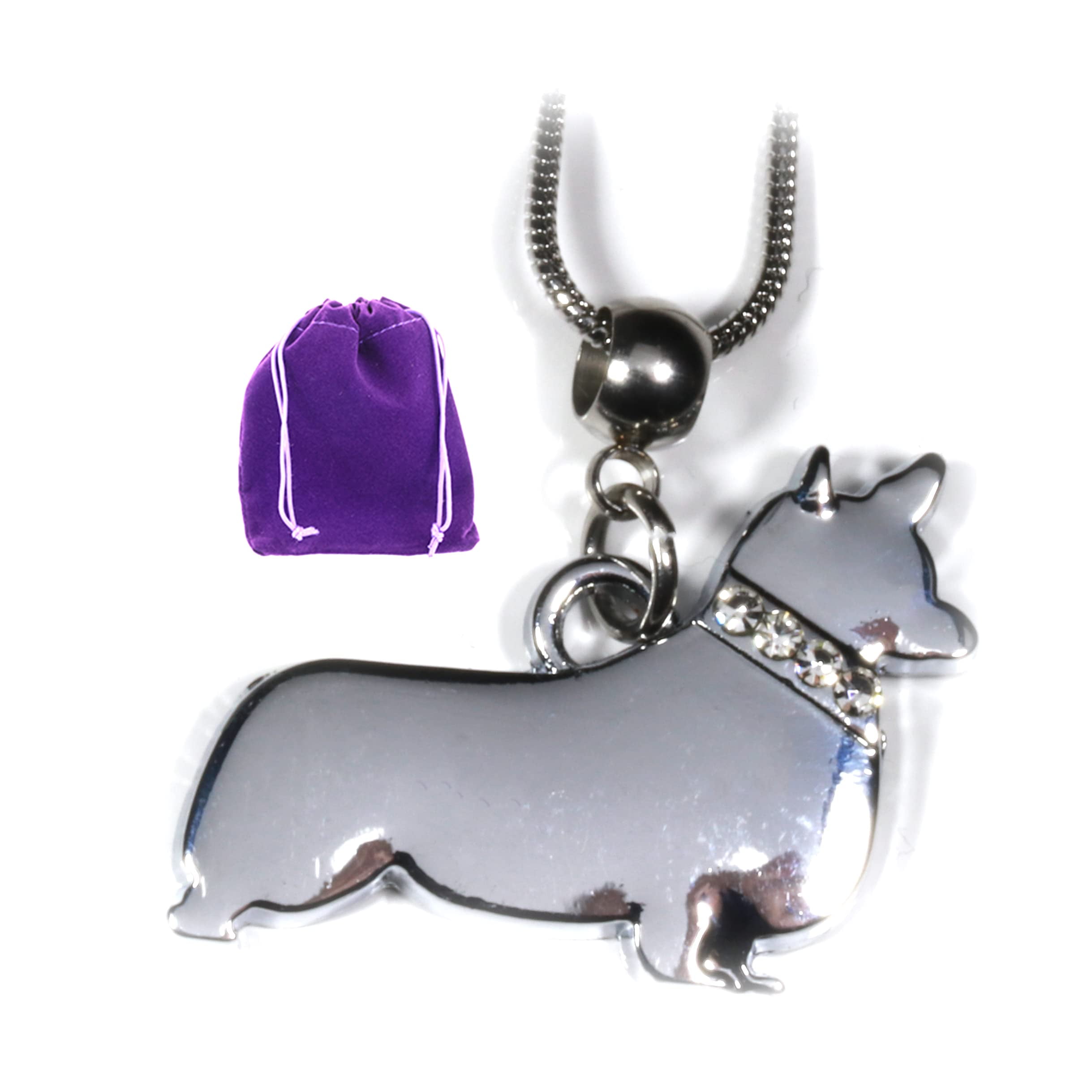 DAVE THE BUNNY Corgi Gifts for Corgi Lovers - A Dog Necklace for Women and Men or Corgi Necklace Doggie Jewelry and Personalized Dog Gifts Great Corgi Stuff Dog Jewelry for Women as Custom Dog Gifts for Pet Lovers