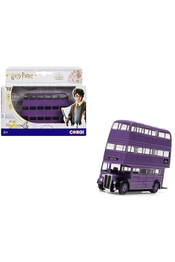 Harry Potter Triple Decker Knight Bus From The Prisoner Of Azkaban 1:76 Diecast Display Model CC99726 Bus Play Vehicle