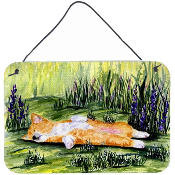 Corgi Indoor Aluminium Metal Wall Or Door Hanging Prints