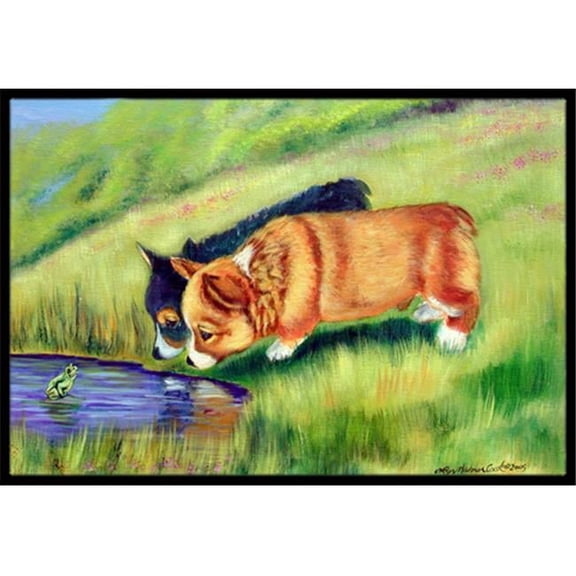 Corgi Indoor Outdoor Mat