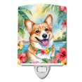 thumbnail image 1 of Corgi Luau Ceramic Night Light 4 in x 6 in, 1 of 3