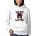 thumbnail image 1 of Corgi Mama Corgi W Sunglasses Hoodie Women -Image by Shutterstock, Female Small, 1 of 4