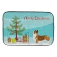 thumbnail image 1 of Corgi Merry Christmas Tree Dish Drying Mat, 1 of 7