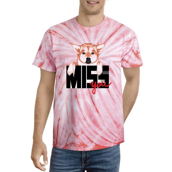 Corgi Miss You Tie Dye Cyclone Men -Image by Shutterstock, Male Medium