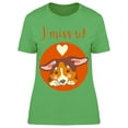 thumbnail image 1 of Corgi Misses You! T-Shirt Women -Image by Shutterstock, Female Large, 1 of 2