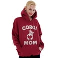 thumbnail image 1 of Corgi Mom Dog Pet Parent Fur Mama Women Plus Size Hoodie Brisco Brands 3X, 1 of 5