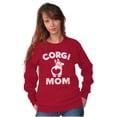 thumbnail image 1 of Corgi Mom Dog Pet Parent Fur Mama Women Plus Size Sweatshirt Brisco Brands 2X, 1 of 6