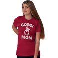 thumbnail image 1 of Corgi Mom Dog Pet Parent Fur Mama Women's Graphic T Shirt Tees Brisco Brands L, 1 of 6