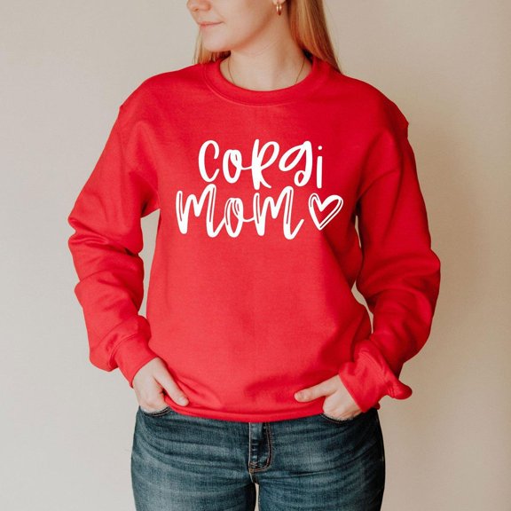 Corgi Mom Sweatshirt, Dog Mom Sweatshirt, Dog Mama Sweatshirt, Corgi Sweater, Fur Mama Tees, Corgi Dog Tee, Corgi Mom, for Corgi Lover, F4778 All Size S-5Xl