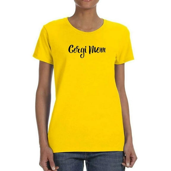 Corgi Mom T-Shirt Women -Image by Shutterstock, Female Small