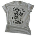 thumbnail image 1 of Corgi Mom T-shirt, Unisex Women's Shirt, Corgi Owner, Best Dog Mom Gift, Dark Heather Gray, XX-Large, 1 of 6