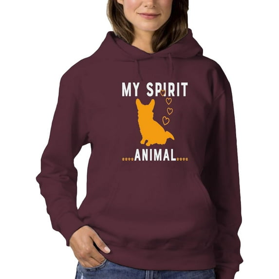 Corgi My Spirit Animal Hoodie Women -Image by Shutterstock, Female 5X-Large