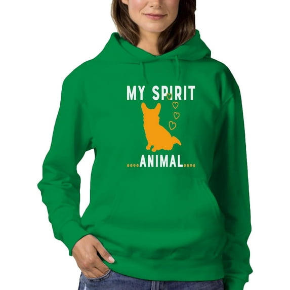 Corgi My Spirit Animal Hoodie Women -Image by Shutterstock, Female XX-Large