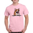 thumbnail image 1 of Corgi Peeking Out T-Shirt Men -Image by Shutterstock, Male Small, 1 of 4