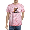 thumbnail image 1 of Corgi Peeking Out Tie Dye Cyclone Men -Image by Shutterstock, Male Small, 1 of 4