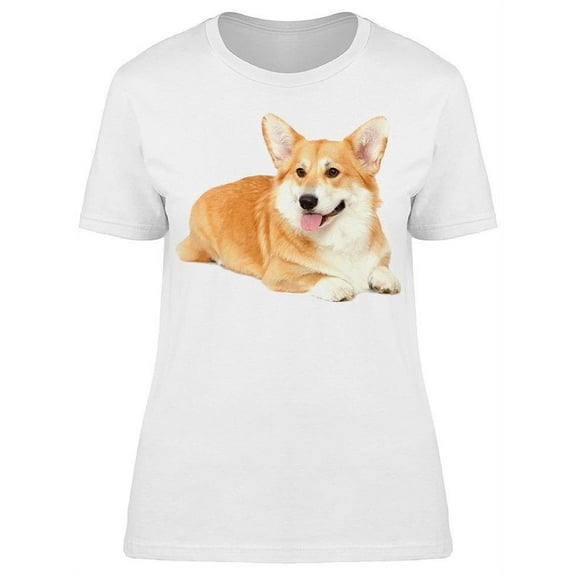 Corgi Pembroke, Welsh Corgi  T-Shirt Women -Image by Shutterstock Women T-Shirt, Female Small