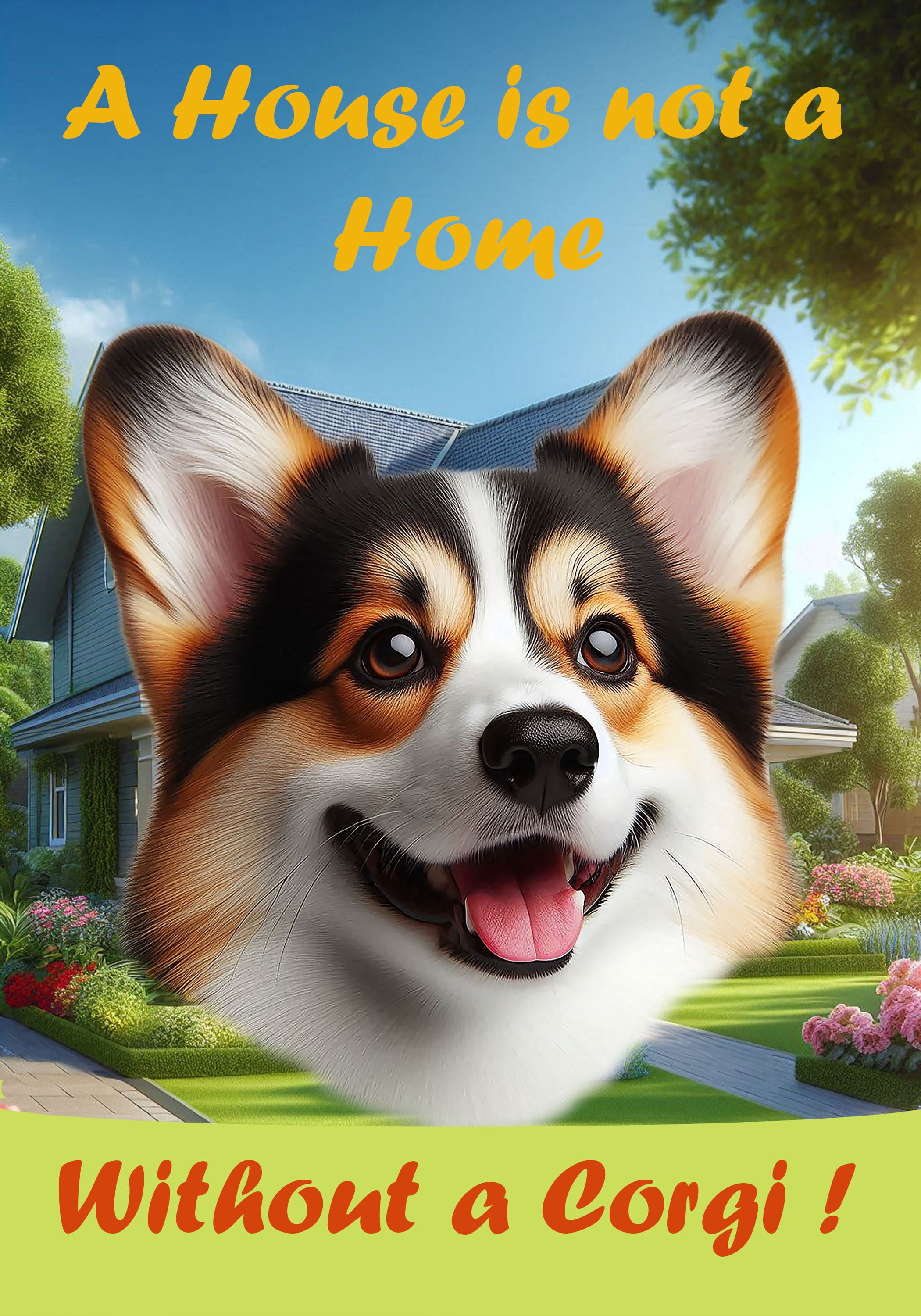 Corgi Pembroke Welsh Open Tri - Best of Breed A House is Not a Home ...