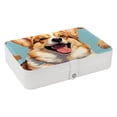 thumbnail image 1 of Corgi Portable PU Leather Earring Holder with Removable Compartment - Includes Bracelet Holder, Necklace Organizer, Jewelry Organizer, 1 of 6