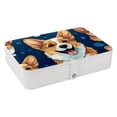 thumbnail image 1 of Corgi Portable PU Leather Jewelry Box with Removable Compartment, Bracelet Holder, and Jewelry Display, 1 of 6