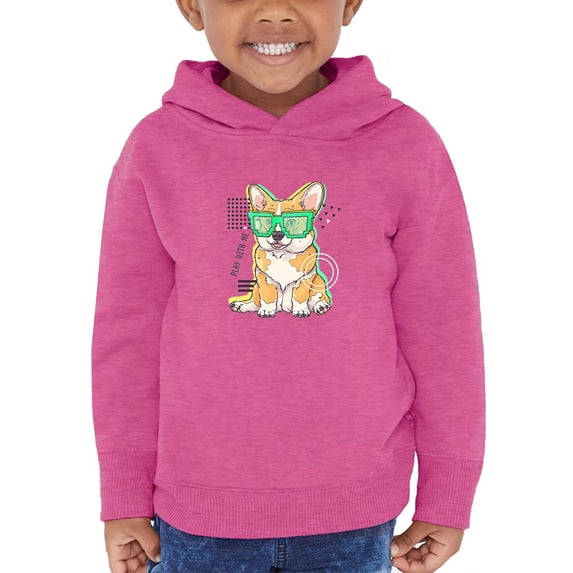 Corgi Portrait Play With Me Hoodie Toddler -Image by Shutterstock, 4 Toddler