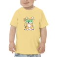 thumbnail image 1 of Corgi Portrait Play With Me T-Shirt Toddler -Image by Shutterstock,  4 Toddler, 1 of 4