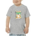 thumbnail image 1 of Corgi Portrait Play With Me T-Shirt Toddler -Image by Shutterstock,  5 Toddler, 1 of 4