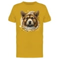 thumbnail image 1 of Corgi Portrait, Realistic T-Shirt Men -Image by Shutterstock, Male Medium, 1 of 2