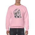 thumbnail image 1 of Corgi Pup W Santa Hat Sweatshirt Men -Image by Shutterstock, Male Medium, 1 of 4