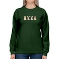 thumbnail image 1 of Corgi Puppies Banner Sweatshirt Women -Image by Shutterstock, Female Medium, 1 of 4