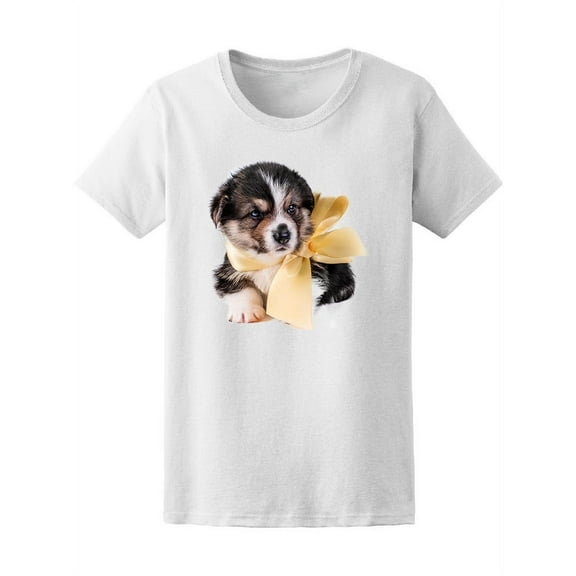 Corgi Puppy Gift T-Shirt Women -Image by Shutterstock, Female Medium
