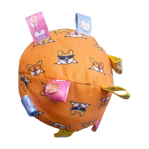 Corgi Shaped Squeaky Toy, Crinkle Paper Sound Effect, Interactive Pet Plaything, Chewable Soft Fabric for Dogs and Cats, Mental Stimulation Toy, Durable Design