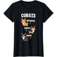 thumbnail image 1 of Corgi Shirt Funny Dog Lovers Gift Untoasted Toasted Burnt T-Shirt, 1 of 3