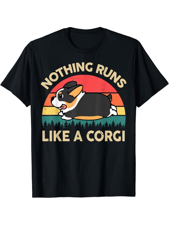 Corgi-Shirt Nothing Runs Like Tricolor Corgi Gifts for Lover T-Shirt