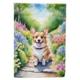 thumbnail image 1 of Corgi Spring Path Garden Flag 11.25 in x 15.5 in, 1 of 4