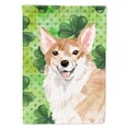 thumbnail image 1 of Corgi St. Patrick's Flag Canvas House Size, 1 of 4