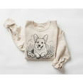 thumbnail image 1 of Corgi Sweatshirt, Dog Lover, Animal Print Sweater, Retro Puppy Graphic Pullover, Dog Crewneck501 Tshirt All Size S-5XL, 1 of 5