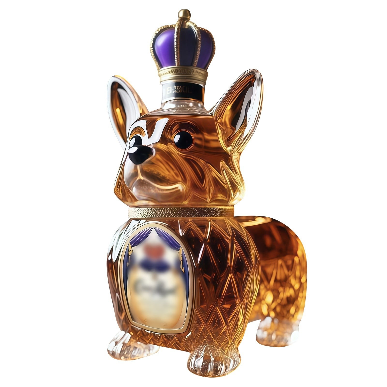 Corgi Themed Decorative Bottle Rack For Bar Counter Display And Unique ...