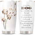 thumbnail image 1 of Corgi Travel Mug 20 Oz Wid Lid - Dandelion Corgi Flower Tumblr , Birthday Gifts For Dog Lovers Women , Dog Mom Owner Gift , Advice from A Dog Double Wall Insulated Stainless Steel Tumbler\u2026, 1 of 6