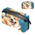 thumbnail image 1 of Corgi Travel Organizer Oxford Cloth Waterproof Storage Pouch Hard Drive Bags Computer Cable Organizer Power Plug Travel Organizer Small 5.9x9.44x3.14 in, 1 of 6